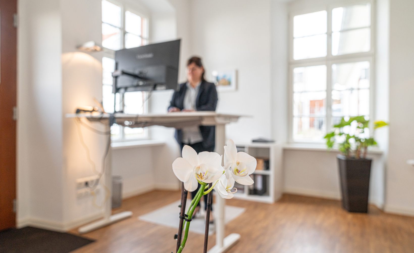 Foto einer Mitarbeiterin im Vertrieb